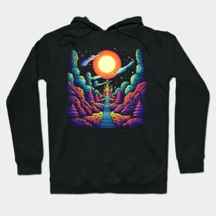 Stairway to Heaven - Psychedelic Castle Art Hoodie